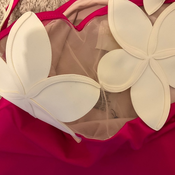 Bahia Maria x Anthropologie Plumeria Mini Dress Size: M. Rose. - Picture 6 of 13